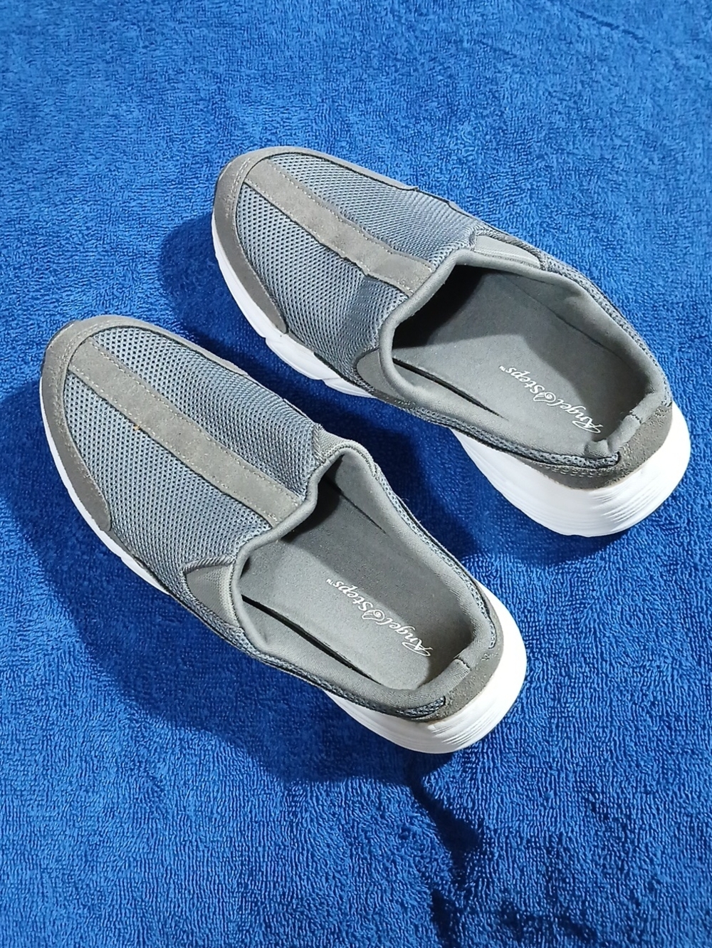 Grey Slip-On Athletic Sneakers Size 6M